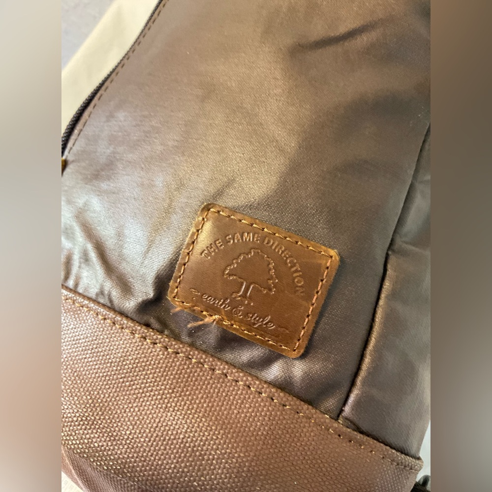 The Same Direction Light Coated Canvas Sling Bag - image 7